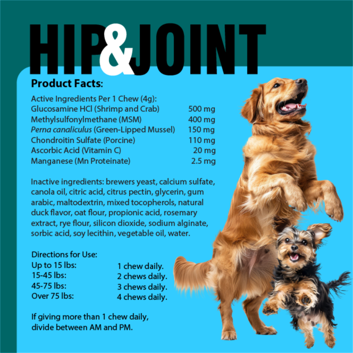 PawPrime Hip & Joint Chews