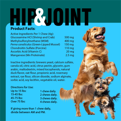 PawPrime Hip & Joint Chews