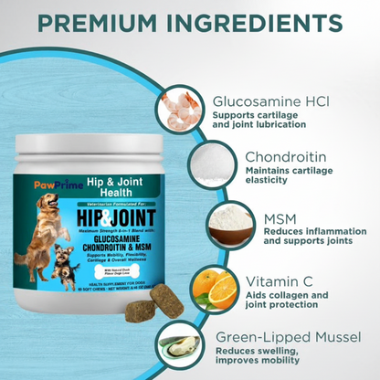PawPrime Hip & Joint Chews